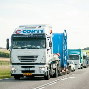 Werken met dieplader